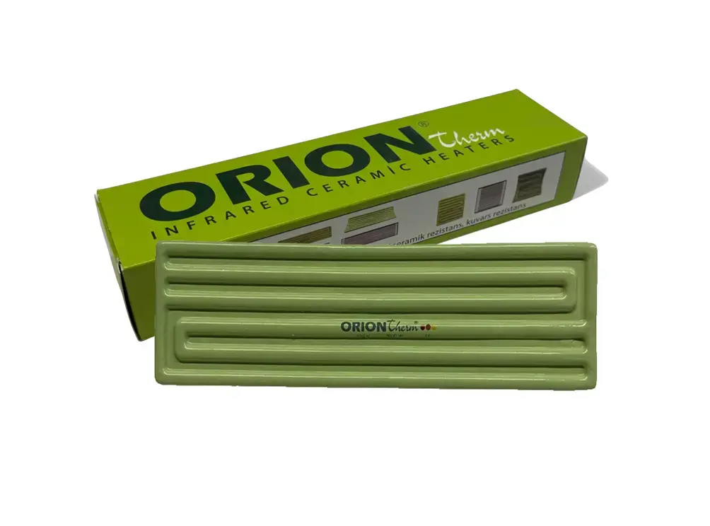  المنت سرامیکی اصل اوریون ترکیه سایز 80*245 تخت مناسب برای گرم کردن اکسترودر و ماشین‌آلات صنعتی